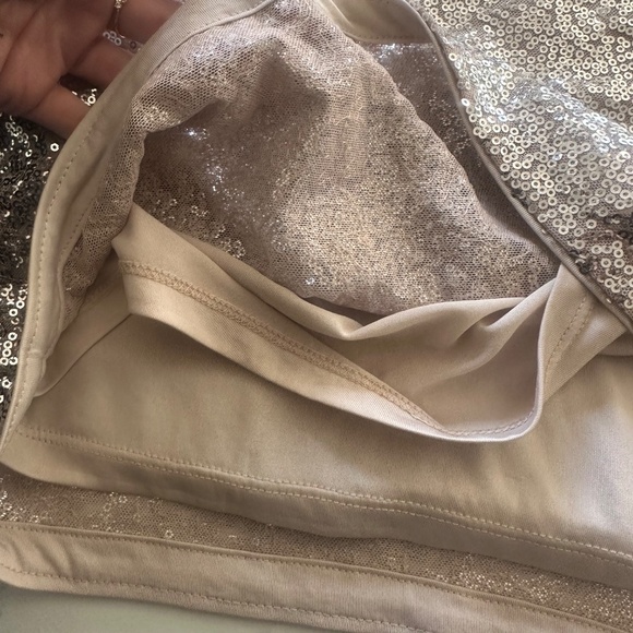 H&M champagne sequin crop top - Picture 10 of 11